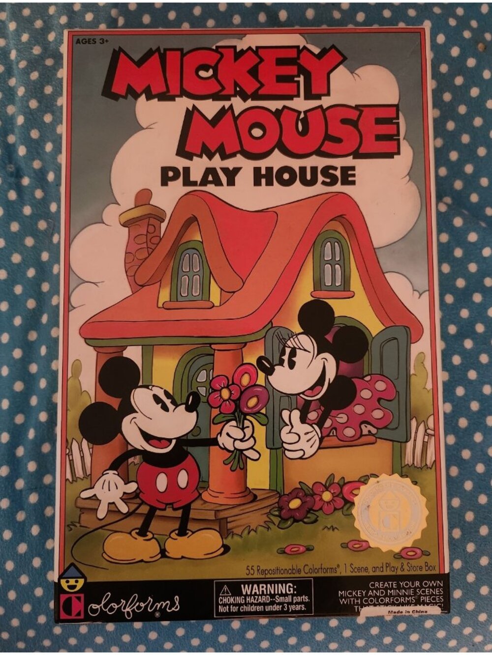 Mickey Mouse Play House Colorforms Set